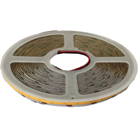 24V Striscia LED COB 11W/M Bianco Neutro 4000K 10 Metri 480 LED/M 1000LM/M CRI≥90 IP20 Tagliabile (1/3)