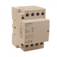 Teleruttore Contattore Modulare AC 4P 3M 2NO+2NC 63A AC 400V IP20 IEC61095 / IEC60947-4-1 HC-463