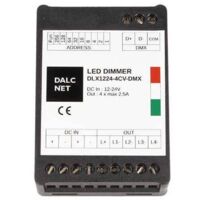 DLX1224-4CV-DMX Led Dimmer DMX512 4 Canali RGB RGBW