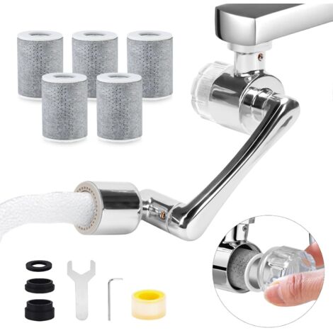 Betian-Rallonge Robinet Pivotante 1440 DegrésFlexible Aérateur de