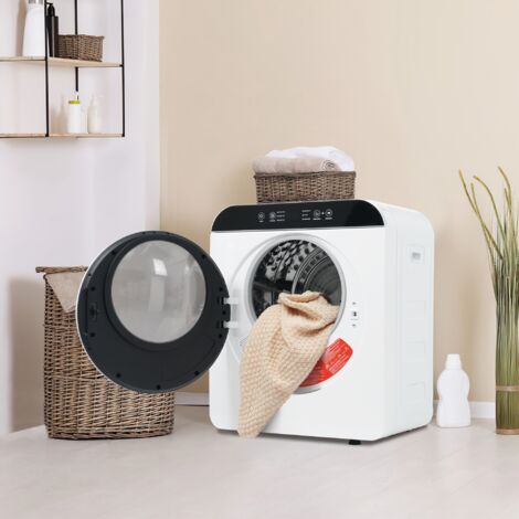 Sécheur Aspirant 3 kg (Capacité Max 4.5 kg) 830W avec Stérilisation UV et Haute Température, 6 Programmes et Minuterie 10-180 min, Sécurité Enfant et Montage Mural [Classe Énergétique G], Séchage Rapi