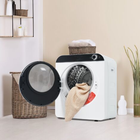 Sécheur Aspirant en Acier Inoxydable 3 kg (Capacité Réelle 4.5 kg) 830W, Filtration Multiple avec 4 Programmes, Protection Surchauffe et Montage Mural [Classe Énergétique G], Séchage Rapide et Économi (1/5)