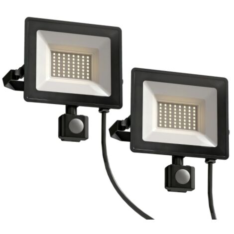 Lampe de travail 50 W, réglable, 3 modes, aluminium, utilisation flexible, noire (1/5)