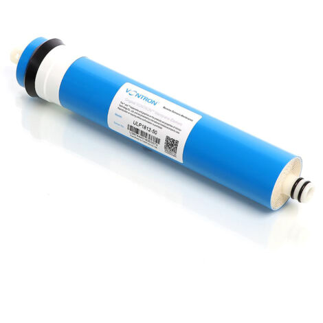 Naturewater Membrane Osmose Inverse ULP1812-50 – 10 254 mm – 190 l/jour 50 GPD – Finesse 0,0001 µm – 48 x 48 x 254 mm – Filtre pour Systèmes d'Eau portable Osmoseurs"