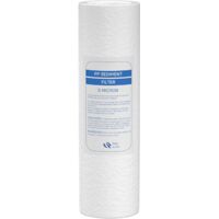 Naturewater PP Filtre à sédiments – 10 254 mm – Finesse 5µ – 60 x 60 x 254 mm – Filtre à eau potable pour Osmose inverse"
