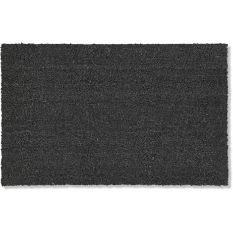 ASTRA Paillasson 100% Coco pour l'extérieur couvert 60x90cm gris (1/5)
