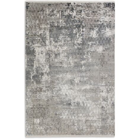 SW Tapis «Vision» losanges anthracite 133 x 190 cm Tapis (1/5)