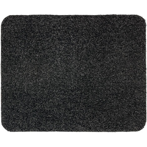 Paillasson intérieur 60x75 cm noir (1/4)