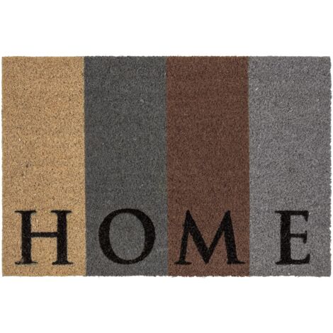 Paillasson extérieur et intérieur - 25 x 75 cm coco multicolore (1/3)