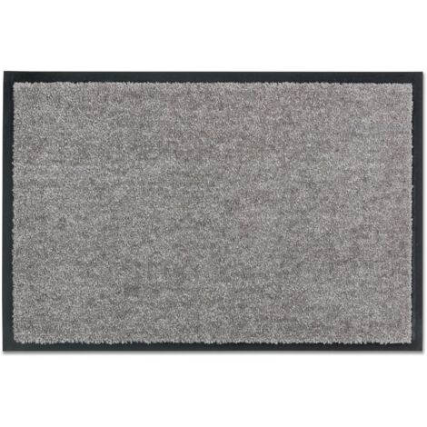 Paillasson extérieur et intérieur - 40 x 60 cm Gris (1/3)