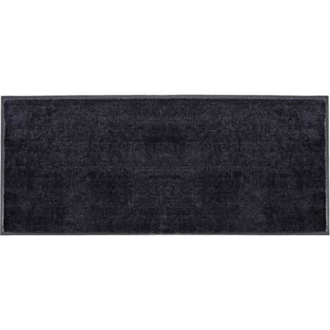 Paillasson d'intérieur - Tapis anti-salissures 67 x 150 cm Anthracite-noir (1/2)