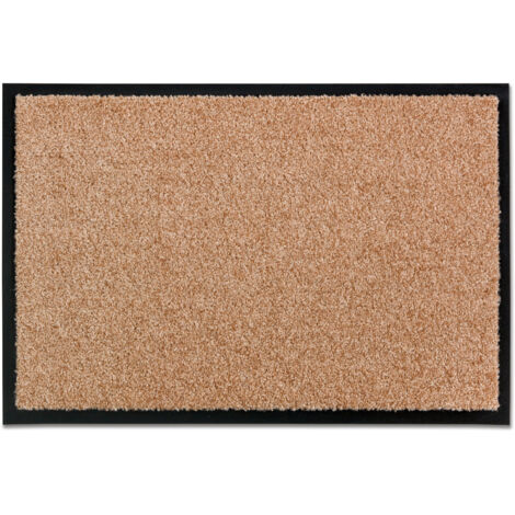 Paillasson extérieur et intérieur - 40 x 60 cm Sable (1/4)