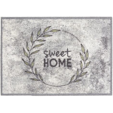 Paillasson extérieur et intérieur - 50 x 70 cm Couronne Sweet Home (1/4)