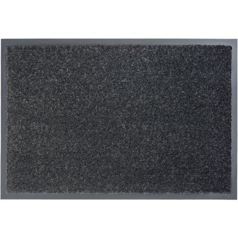 Paillasson extérieur et intérieur - 40 x 60 cm Gris (1/3)