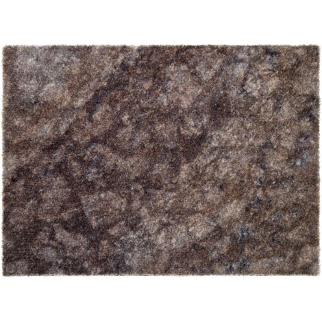 Paillasson d'intérieur - Tapis anti-salissures 50 x 70 cm Pierre marron (1/5)