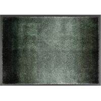 Paillasson d'intérieur - Tapis anti-salissures 50 x 70 cm Dégradé vert forêt