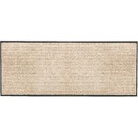 Paillasson d'intérieur - Tapis anti-salissures 67 x 150 cm Points beige