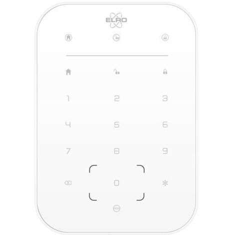 Panneau de contrôle - ELRO - AS98KEA - Alimentation par piles - Installation facile - Code à 4 chiffres (1/5)