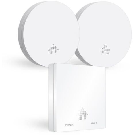 ELRO FF4610 Kit anti-incendie design - 2X Détecteur de fumée ultra-plat & Détecteur de monoxyde de carbone ultra-plat (1/4)