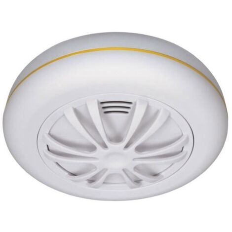 Détecteur de chaleur sans fil ELRO Connects FH3801R alarme cuisine interconnectable norme BS5446-2 sécurité incendie Blanc (1/4)
