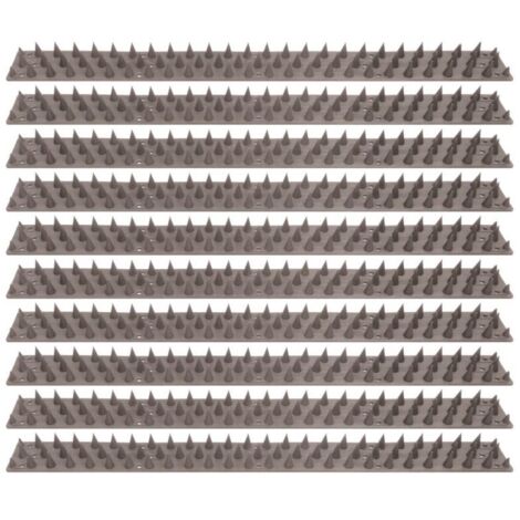 Bandes anti escalade pour murs et clôtures – Protection contre cambrioleurs – Plastique résistant aux intempéries – Lot de 10 – Elro (1/5)
