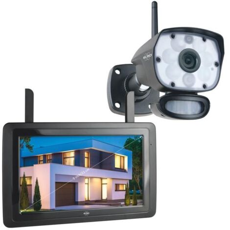 ELRO CZ60RIPS Color Night Vision Camera de Surveillance Kit avec 9 Écran et application - 1080P HD résolution