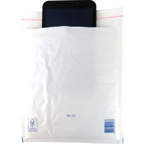 Lot de 100 Pochette kraft matelassée mousse 21 X 15 cm
