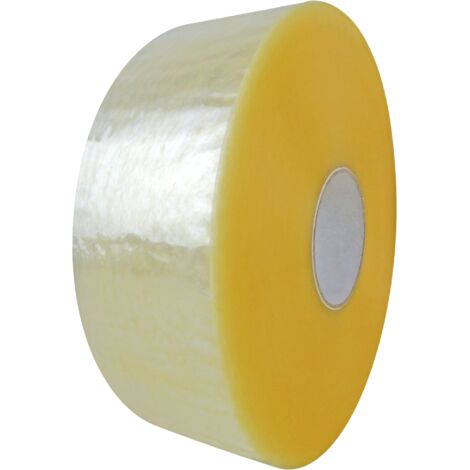 Lot de 4 Ruban adhésif hotmelt machine 75 mm x 1000 M transparent