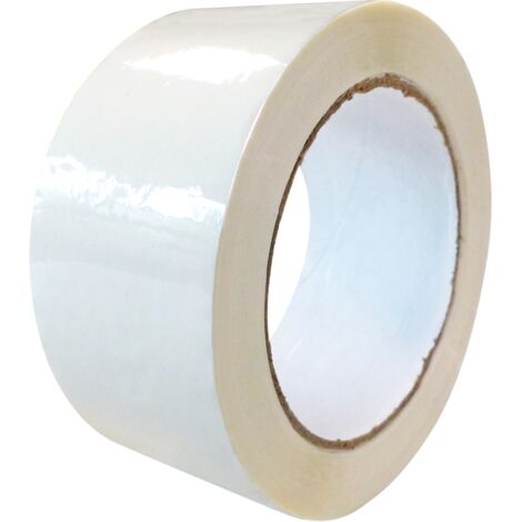Lot de 6 Ruban adhésif polypropylène économique 48mmX100M Blanc