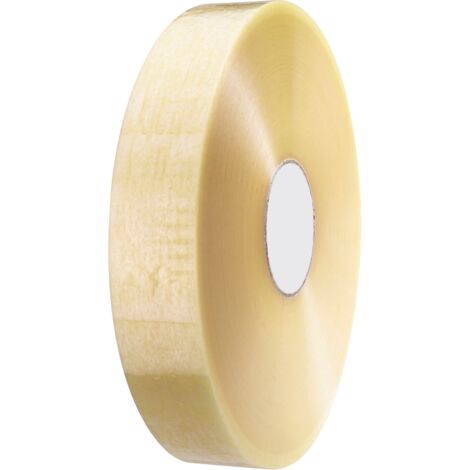 Lot de 6 Ruban adhésif hotmelt machine 48 mm x 1000 M transparent