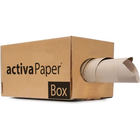 Boîte distributrice papier kraft recyclé en tube 80gr/m2 375 mm x 250 M