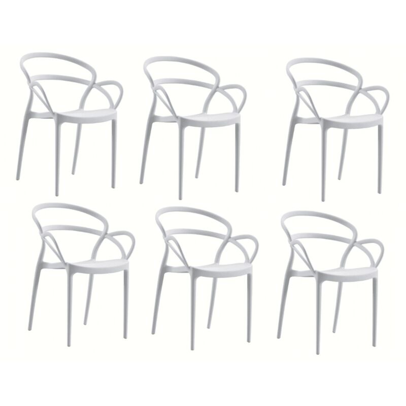 HAZEL - Sedia In Polipropilene Impilabile | Milani Home - 10