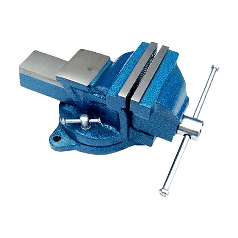 Morsa Da Banco Girevole In Acciaio Professionale Apertura Max 75 100 125 Mm Hand 608 - Foto 4