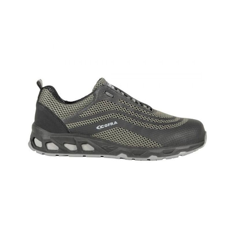 SCARPE ANTINFORTUNISTICHE LAVORO BASSE SCARPA COFRA WATT GREY S1 P SRC TG 44