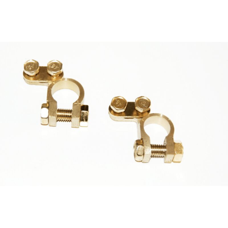 Morsetto Terminale Batteria Auto Con 2 Spessori +/-positivo E - Foto 3