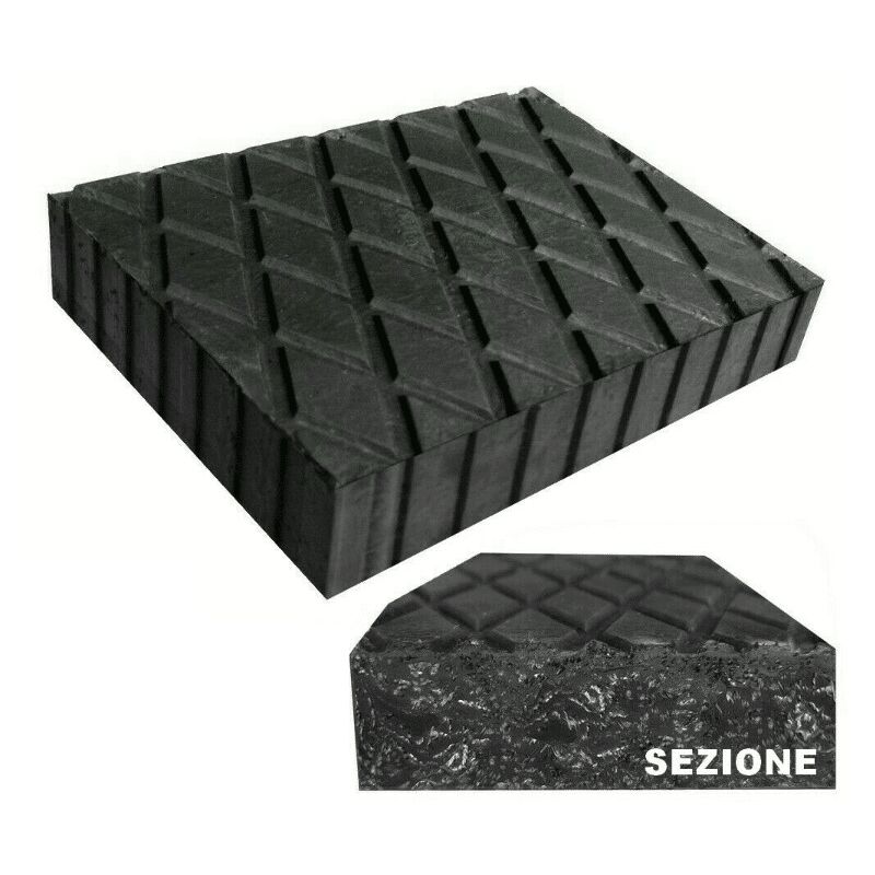 Kit 4 Tamponi In Gomma Per Ponti Sollevatori - 160x120x30 Mm Drive Design - Foto 9