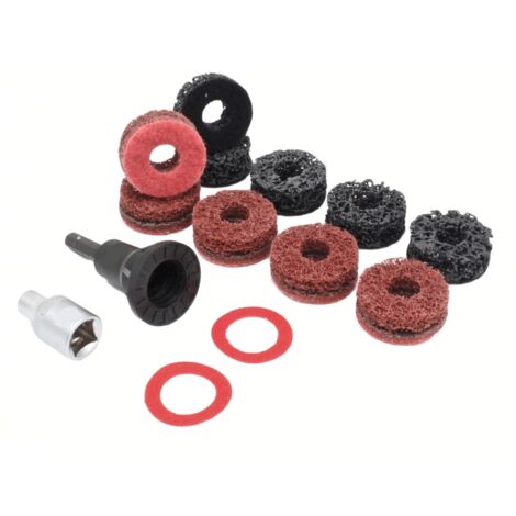 40 Pezzi Kit Restauro E Pulizia Con Pagliette Abrasive - Dischi Da 3 Pollici Per Auto, Cerchi, Vernice, Legno, Metallro, Con Gancio E Anello
