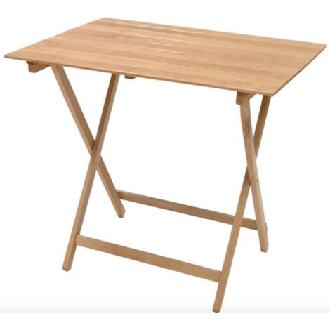 TAVOLINO TAVOLO PIEGHEVOLE PIC NIC LEGNO CAMPEGGIO SAGRE cm 60x100 H 75 584DF