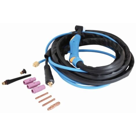 Torcia TIG Per Saldatura - Cablaggio Integrato, Connettore Europeo, 4m