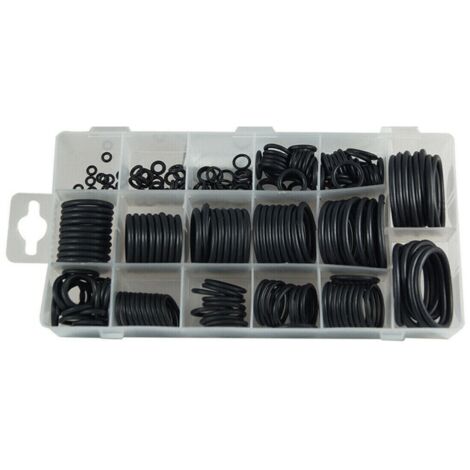 SET GUARNIZIONI ORING O RING GOMMINI ANELLI 222 PZ GOMMA METRICI 17 MISURE 698xi