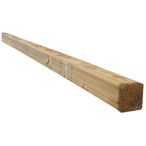 PALO QUADRATO TRAVE IN LEGNO PER ESTERNO GIARDINO PERGOLA CM 9x9x H 300