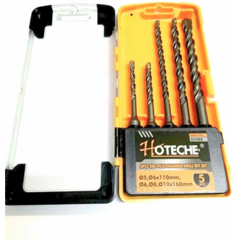 Punte Per Calcestruzzo SDS Plus - Set 9 Pezzi Da 5 A 16 Mm Per Trapano A Percussione - Foto 6