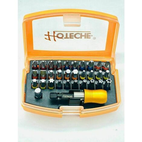 KIT INSERTI AVVITATORE 32 PZ ADATTATORE MAGNETICO INSERTO TORX T10 T40 387 HOT