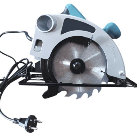 Sega circolare legno elettrica 1600w 185mm taglio legno regolabile 45° 207vt
