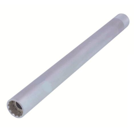 CHIAVE BUSSOLA LUNGA PER CANDELE 14 MM POLIGONALE FEMMINA 3/8" 25 CM 089sa
