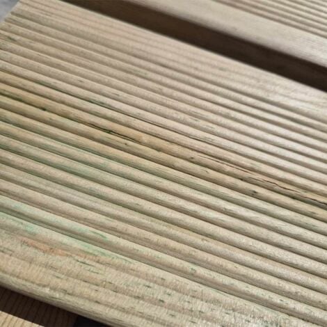 Pavimento In Legno Per Esterno Decking In Pino - Listone Da 20 X 90 X - Foto 6