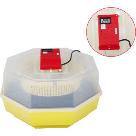 Incubatrice 60 uova gallina quaglia animali 20w incubatore regolabile con termometro termo igrometro 770ev