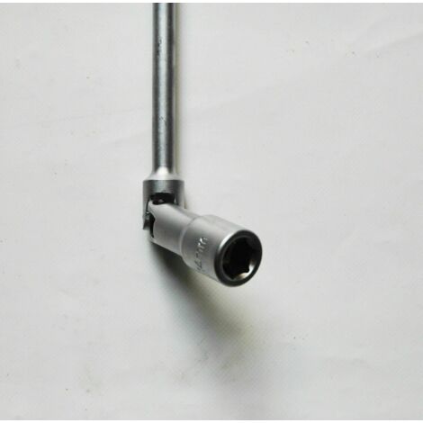 CHIAVE A T SNODATA SNODO LUNGA BUSSOLE BUSSOLA CANDELA CANDELETTE CANDELE 7 MM