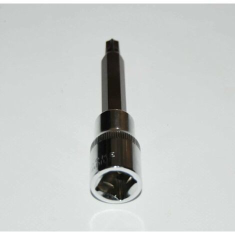CHIAVE A BUSSOLA TORX T 45 LUNGA PUNTA 100 MM 1/2&quot BUSSOLE ACCIAIO S2