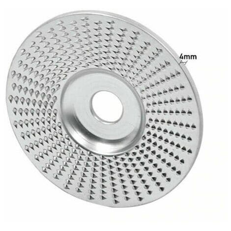 Shanrya Disco Per Legno Per Smerigliatrice Angolare 75 Mm – Mola In Acciaio C45 Per Intaglio, Levigatura E Sgrossatura
